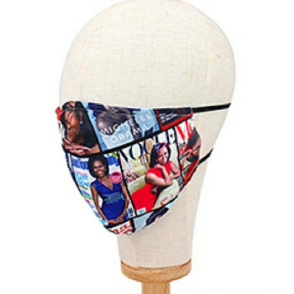 Michelle Obama Magazine Covers Face Mask